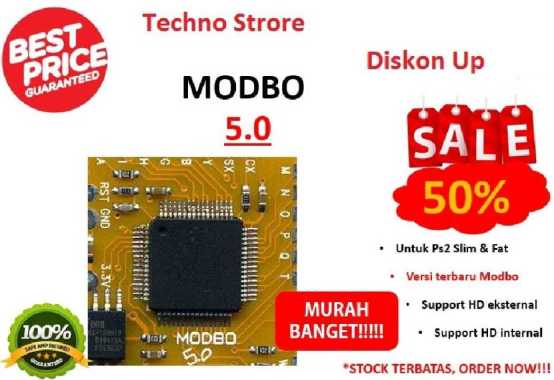 Modbo 5.0 ic Matrix untuk pasang Hardisk ps2 slim & fat Paling Murah