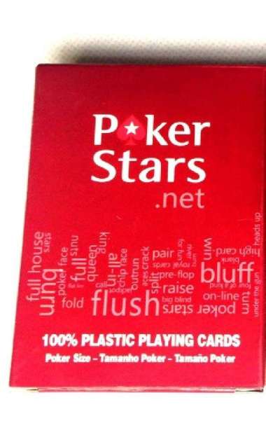 Kartu Remi Poker Plastik - Black Merah