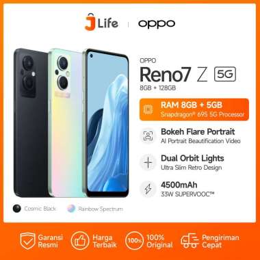 OPPO Reno7 Z 5G - 8GB + 128 GB 5G Black