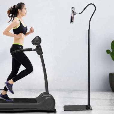 TaffSTUDIO Floor Stand Dudukan Smartphone iPad Holder Rotating - GH027 Hitam