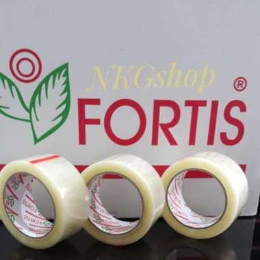 Lakban Fortis uk. 48mm x 90yard (DUS) bening