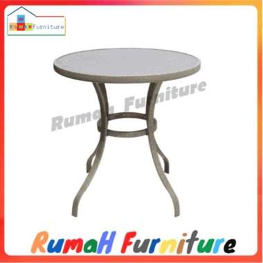 meja taman Bulat Meja teras Bulat Meja makan Meja kaca meja besi