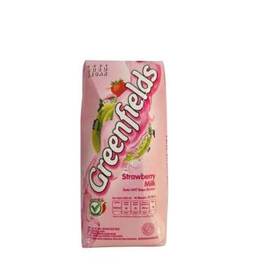 Promo Harga Greenfields UHT Strawberry 200 ml - Blibli