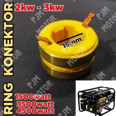 SLIP RING KONEKTOR KUNINGAN MESIN GENSET 2500 3000 4000 5000 7000 WATT 5kw-8kw