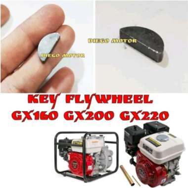 KEY FLYWHEEL SPI BULAN OVAL MESIN PENGGERAK GX160 GX200 GX220 GENSET