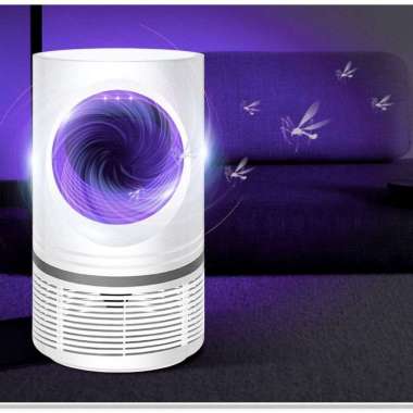 24 JAM Alat Perangkap Nyamuk Lampu Pembunuh Nyamuk Ampuh Mosquito Killer Lamp Led USB Elektrik Hitam