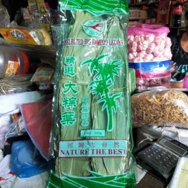 daun bakcang kering bambu