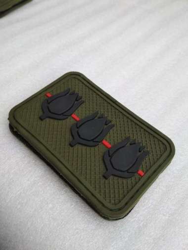 rubber patch rubber melati 3 pangkat kolonel