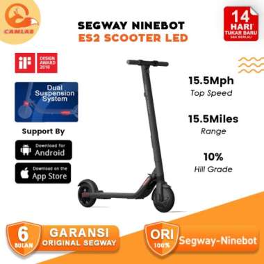 Segway Ninebot ES2 Electric Kick Scooter LED Display Skuter Listrik Multicolor