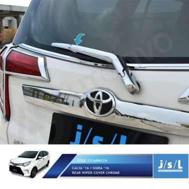 Toyota Calya Cover Wiper Mobil Rear Wiper Cover Chrome