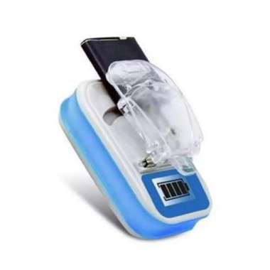 Alat Cas Berbagai Tipe Baterai HP Kodok Universal LCD Desktop Charger