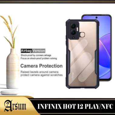 PROMO Case INFINIX HOT 12 PLAY , HOT 12 PLAY NFC Transparan Softcase Casing INFINIX HOT 12 PLAY , HO