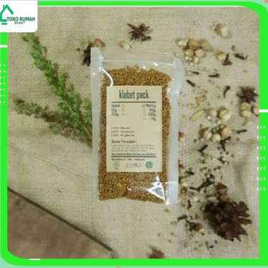 BIJI KLABET KERING 250 gr - Trigonella Foenum Graecum - MURNI