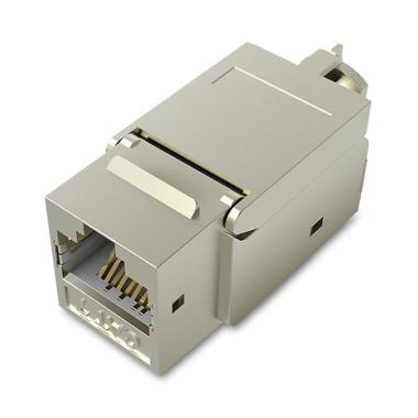 Vention B04-H Cat7 Konektor RJ45 Network Panel Adapter PUTIH