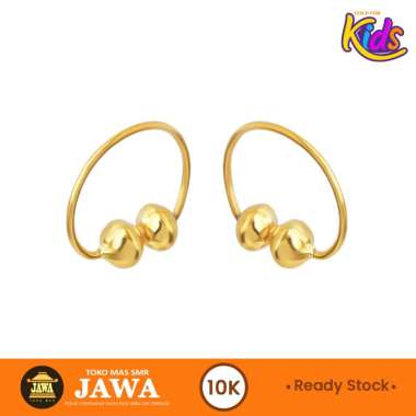 Anting Emas Anak Mrican Dakocan Kadar 10K Toko Mas Jawa