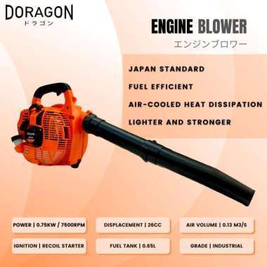 DORAGON Engine Blower Mesin Blower Bensin Tangan Tiup Daun Udara EB260