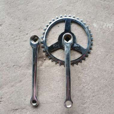 Gear ; Gir Depan Sepeda 36 T Single Speed Minion 36T Kotak Chrome BEST SELLER Multicolor