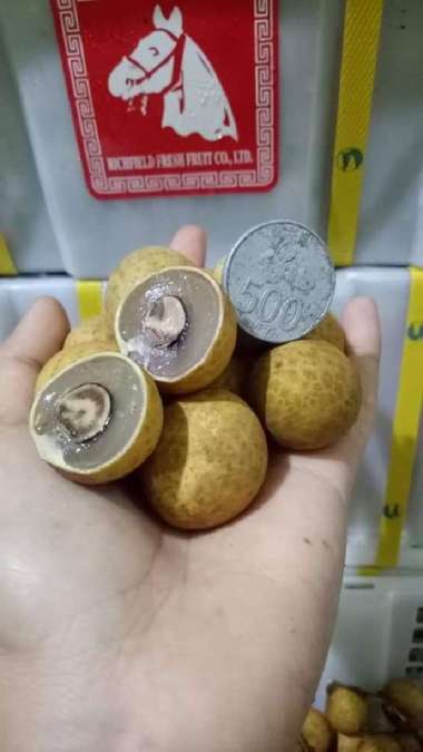 buah kelengkeng 1 keranjang 10kg / kelengkeng 1 krat RED SUPER