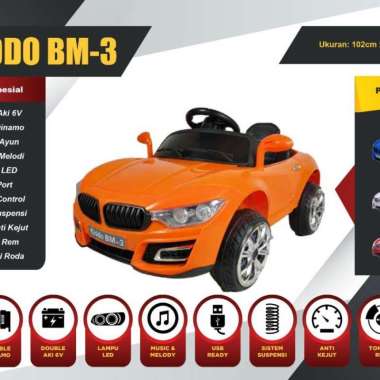 Mobil aki mainan charger BMW murah mantap
