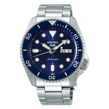 SEIKO 5 Sports SRPD53K1 SRPD63K1 SRPD65K1 SRPD51K1 SRPD55K2 SKX Style Automatic Jam Tangan Pria Blue