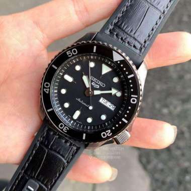 SEIKO 5 Sports SRPD53K1 SRPD63K1 SRPD65K1 SRPD51K1 SRPD55K2 SKX Style Automatic Jam Tangan Pria Blac