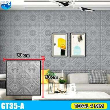 wallpaper dinding 3d atap tembok GT35-A