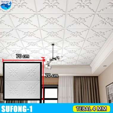 wallpaper dinding 3d atap tembok SUFONG-1
