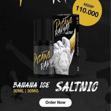 Pisang Rakyat Salt Nic 30ml 30mg
