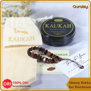 Gelang Kokka Motif REL Premium Untuk Kesehatan Bersertifikat Asli Rel Kombinasi