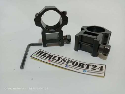MONTING TELESKOP OD 25 MOUNTING TELESCOPE TUBE 25 REL 22 MONTING TINGI Rail 22 Tube 25