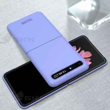 SAMSUNG GALAXY Z FLIP GKK 360 ULTRATIHIN HARD CASE FLIP CASE ORIGINAL UNGU PASTEL