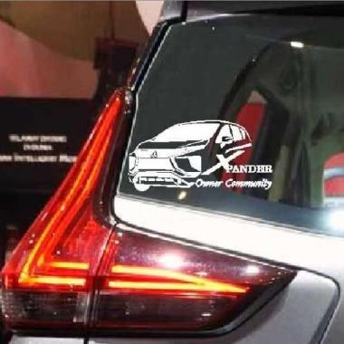 Stiker New Xpander Club Owner Community Mobil Kaca Belakang Sticker
