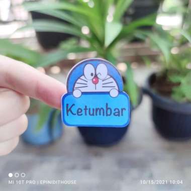 Stiker Toples Doraemon Label Nama Bumbu Dapur Tempel Anti Air Murah
