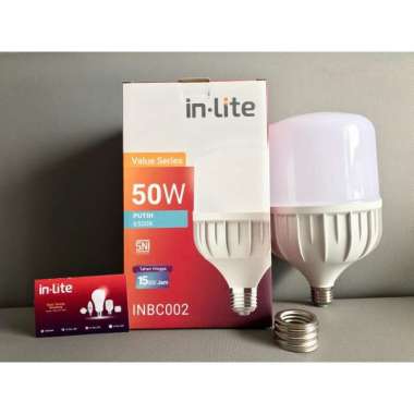 LAMPU LED BULB CAPSULE INLITE VALUE 50W 50 WATT - INBC002
