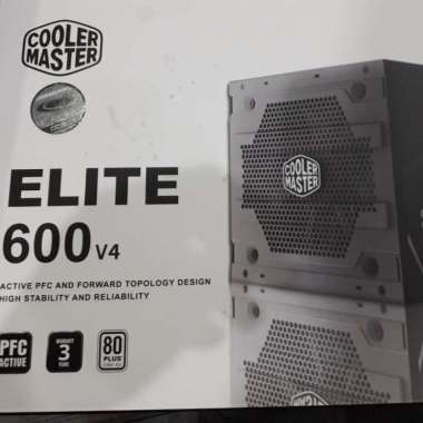 POWER SUPPLY COOLER MASTER ELITE 600W 80+ V4 WHITE (Certified PSU)