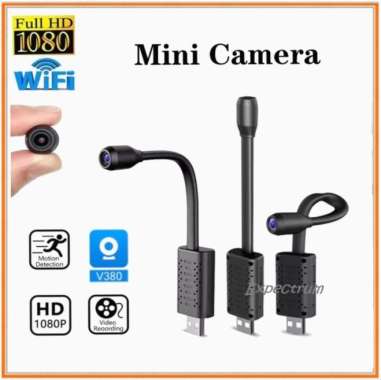Smart Mini Camera V380 Wifi USB IP Camera - Spy Camera USB Flexible - IP CAMERA TERBAIK Multicolor