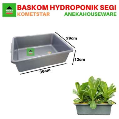 Baskom Hidroponik Segi Korea Platinum Komet Star