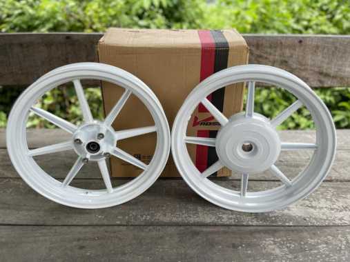 VELG VROSSI VENOM COMET VARIO 125 VARIO 150 UKURAN 185 215 RING 14 PUTIH