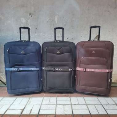 Koper 32 Inch Jumbo Polo Gear Original - Biru, 28 Inch 28 Inch Biru