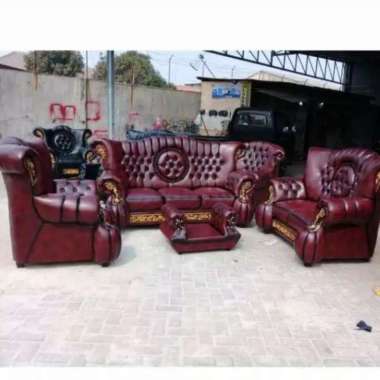 Sofa Jaguar Resin 321 + Meja (Promo Harga) Hitam