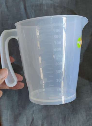 Gelas Ukur / Gelas Takar Air Plastik Bening / gelas takar 1000 ml / Sunkist