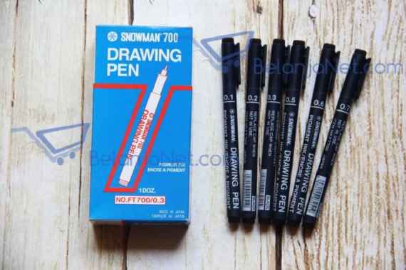Drawing Pen Snowman 700 0.3