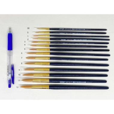 Kuas Joyko No 0 BR 6 | Kuas Cat Air Lukis Minyak Cat Acrylic [1 LUSIN]