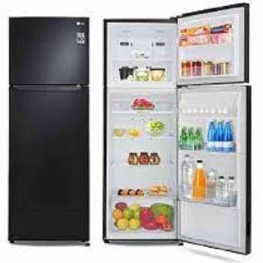KULKAS 2 PINTU LG INVERTER 333 LITER GN-B372SQBK (BLACK)