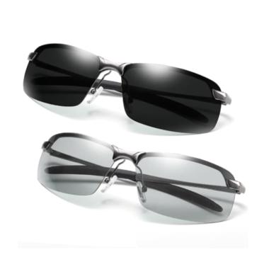 OBOR Photochromic Polarized Sunglasses HItam