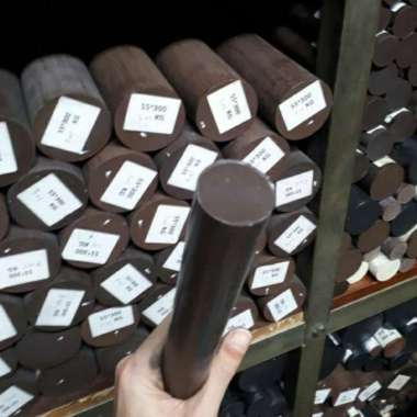 Teflon Brown Rod 35mm x 30cm / Carbon PTFE Batangan Karbon Bronze