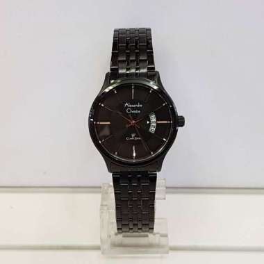 Alexandre Christie AC8678LD Classic Jam Tangan Wanita Stainless Steel Black Lis Rose