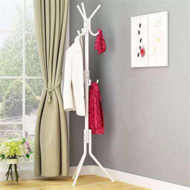 Bag Hanger/Stand Hanger/Gantungan Berdiri/Gantungan Baju Tas - WHITE TERBAIK Multicolor