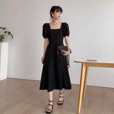 black middy dress