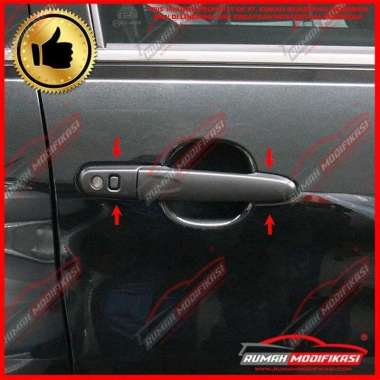 Door Handle Cover Cover Handle Pintu Toyota Rush 2018-On Black